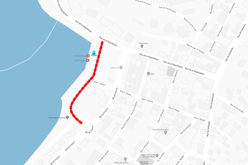 Temporary closure of the Rue Des Sauveteurs en Mer