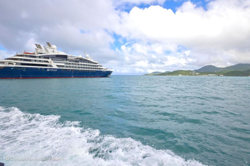 La croisière de luxe débarque à Saint-Martin